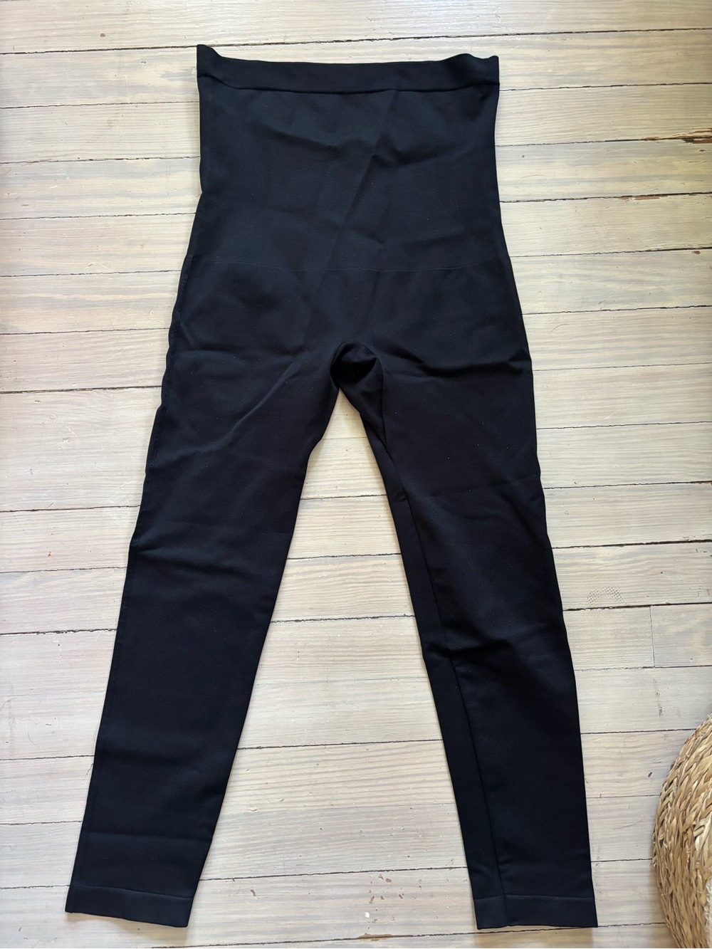 SPANX Black High-Waist Shaping Leggings